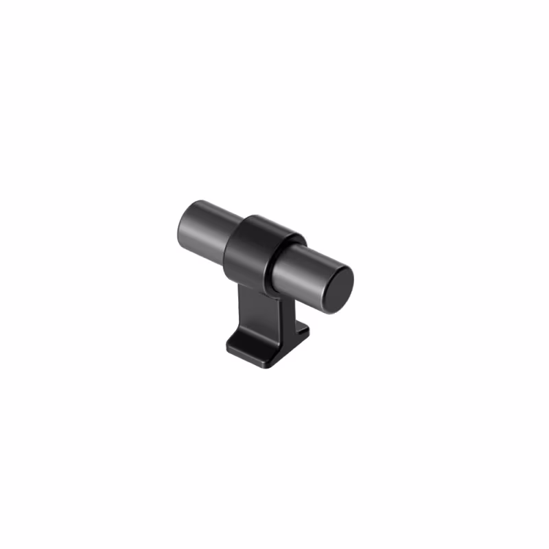Knopp T Bond - Mattsvart/gun metal