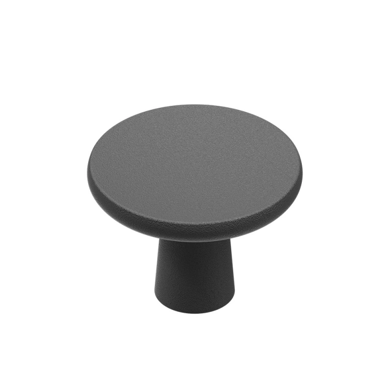 Knopp Terra - 37mm - Mattsvart