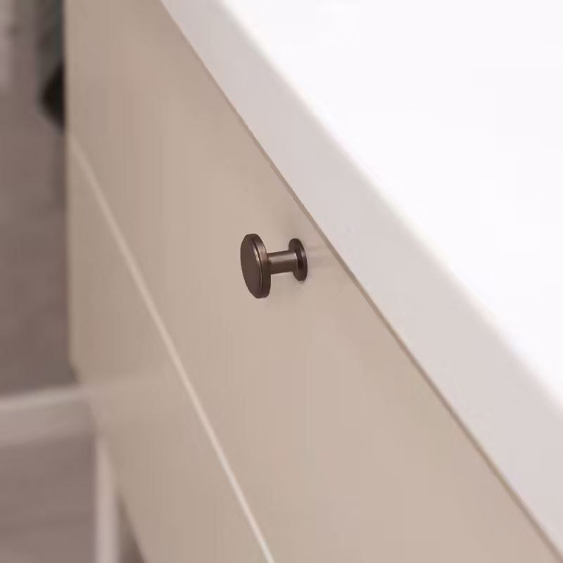 Knopp Uno - 30mm - Brunerad mässing