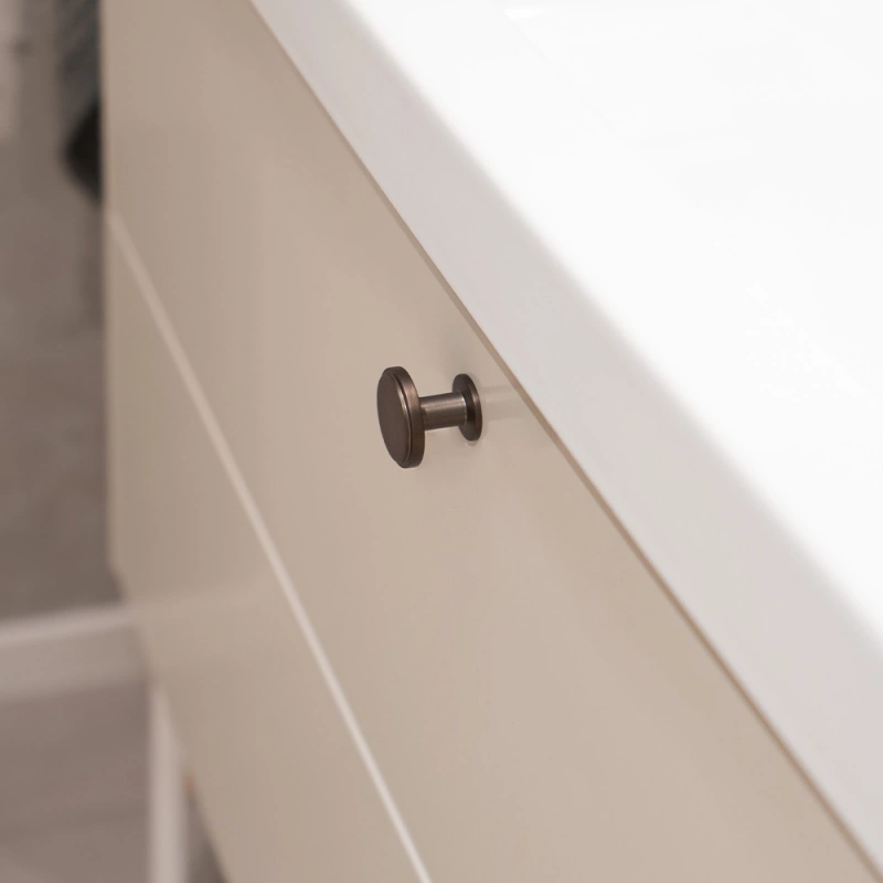 Knopp Uno - 30mm - Brunerad mässing