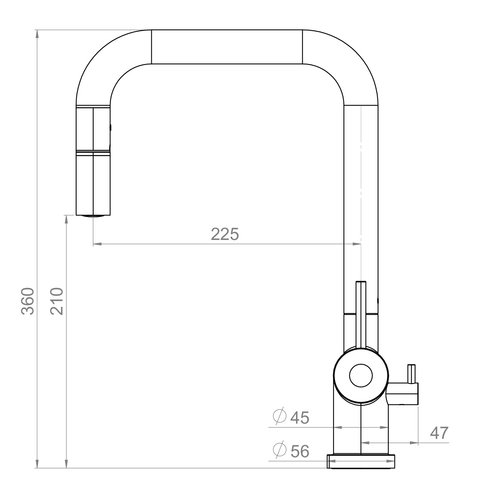 Köksblandare Strand Koster KO-1306