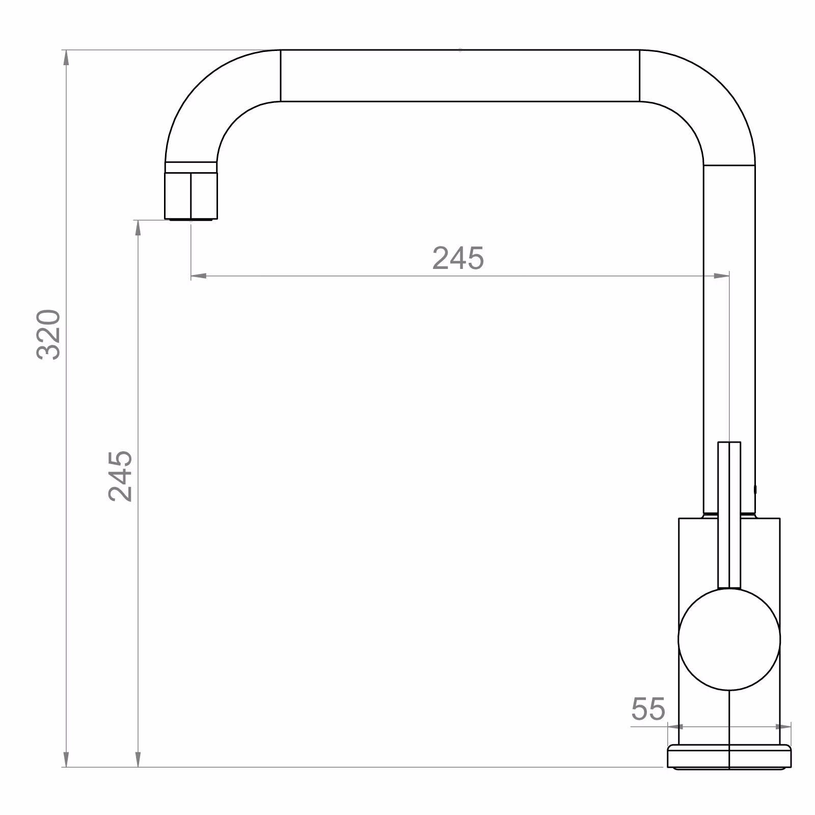 Köksblandare Strand Solid SO-1008E