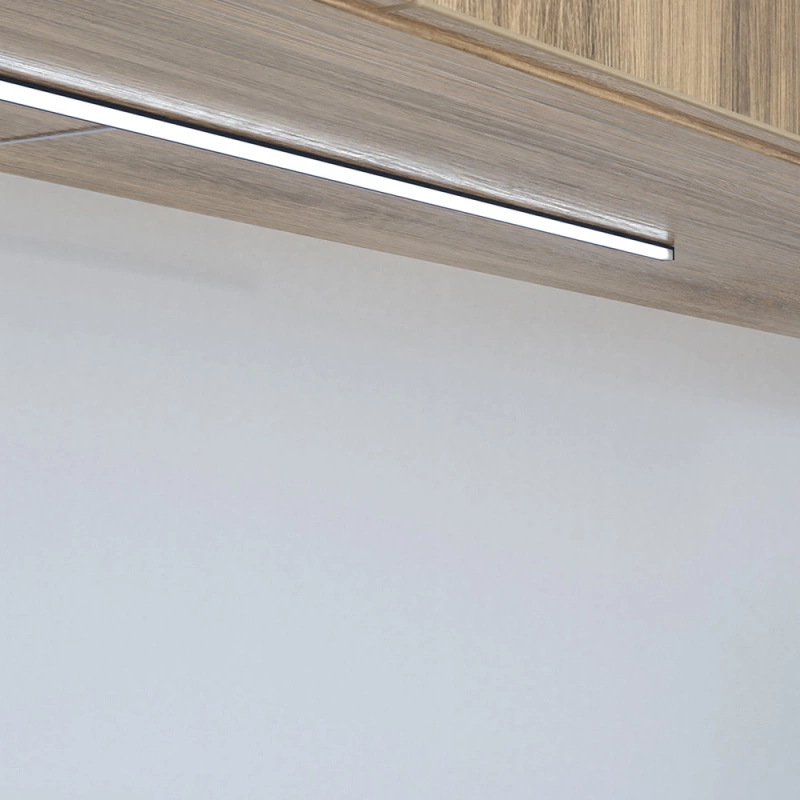 LED-profil LD8288 - 2000mm - Svart