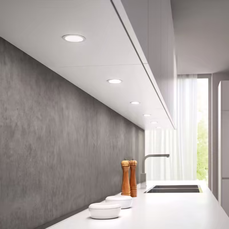 LED-spot Atom - Svart