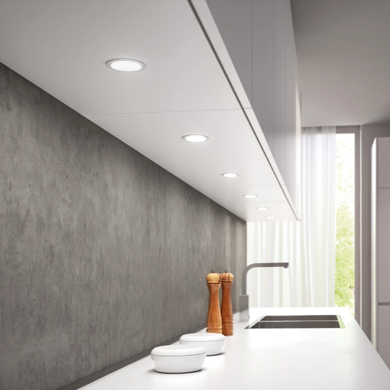 LED-spot Atom - Svart