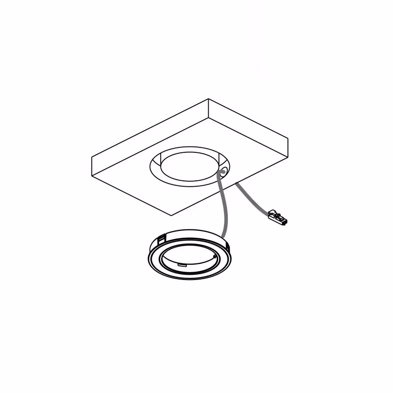 LED-spot Holl D-M - Mattsvart