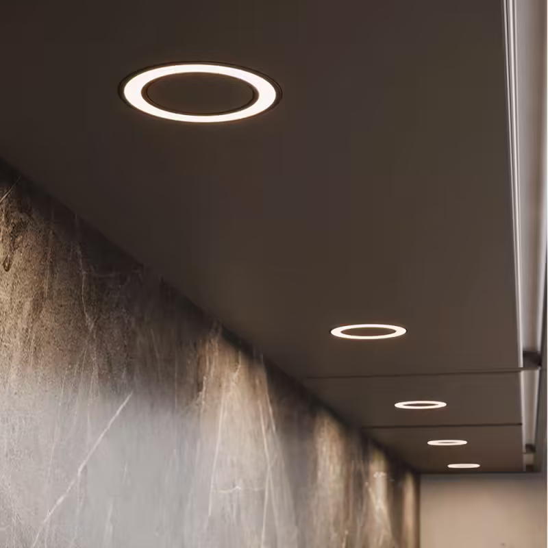 LED-spot Holl D-M med lock - Mattsvart
