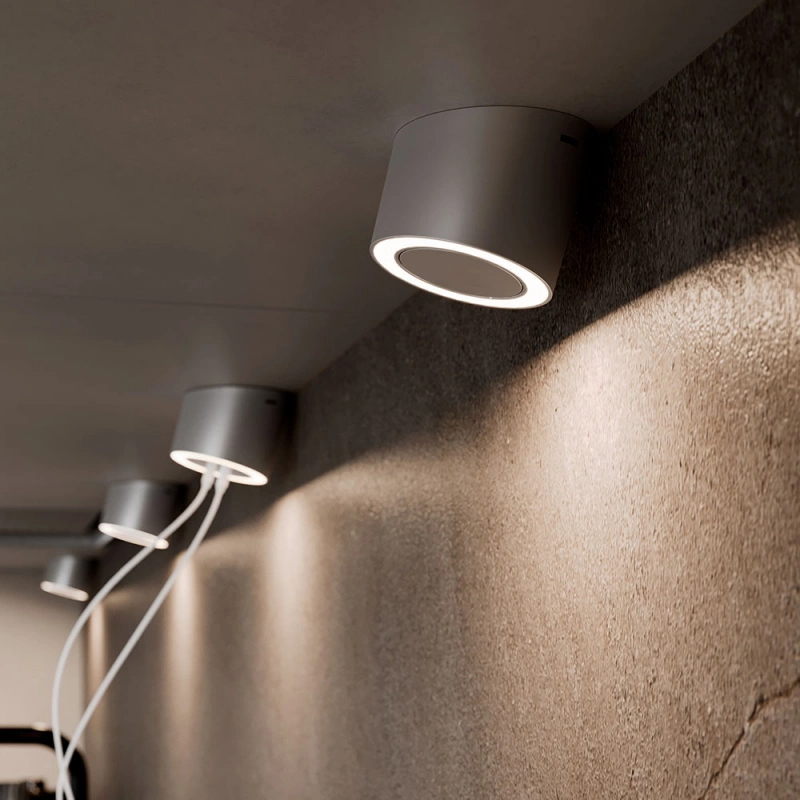 LED-spot Unika - Rostfri look