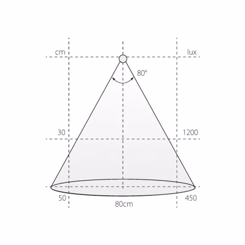 LED-spot Vega - Mattsvart