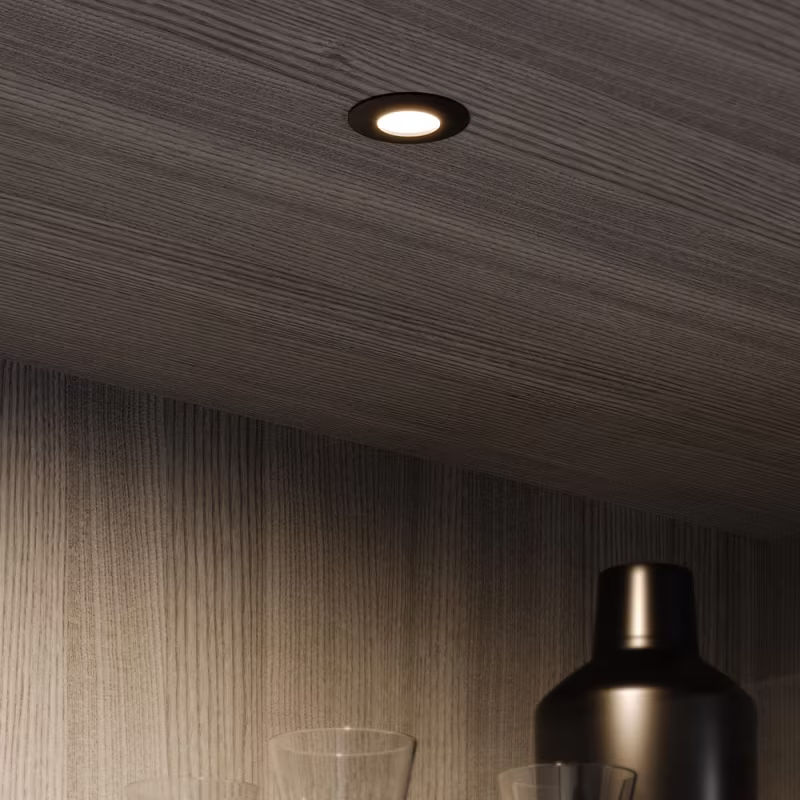 Minispotlight Pixel - Svart