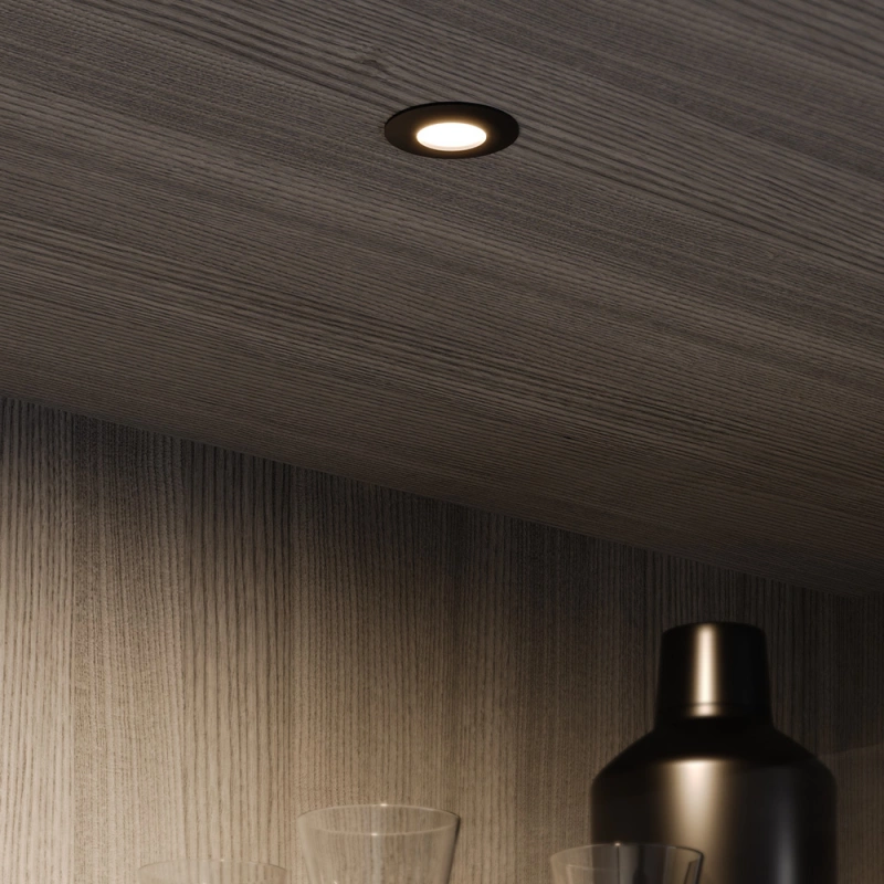 Minispotlight Pixel - Svart