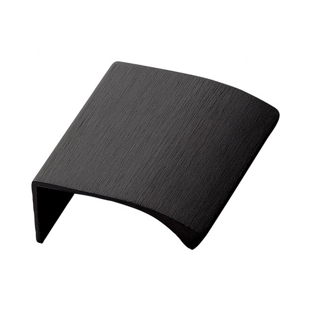 Profilhandtag Edge Straight - Borstad svart