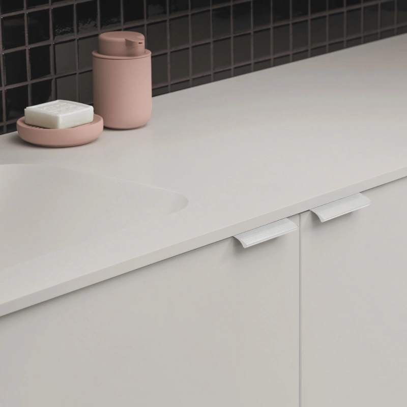 Profilhandtag Edge Straight - Vit