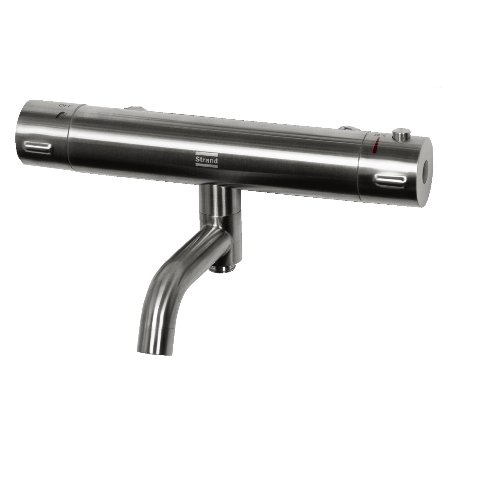 Strand Stainless TITAN TI-310W Badkarstermostatbl. PVD Gun - 160 CC