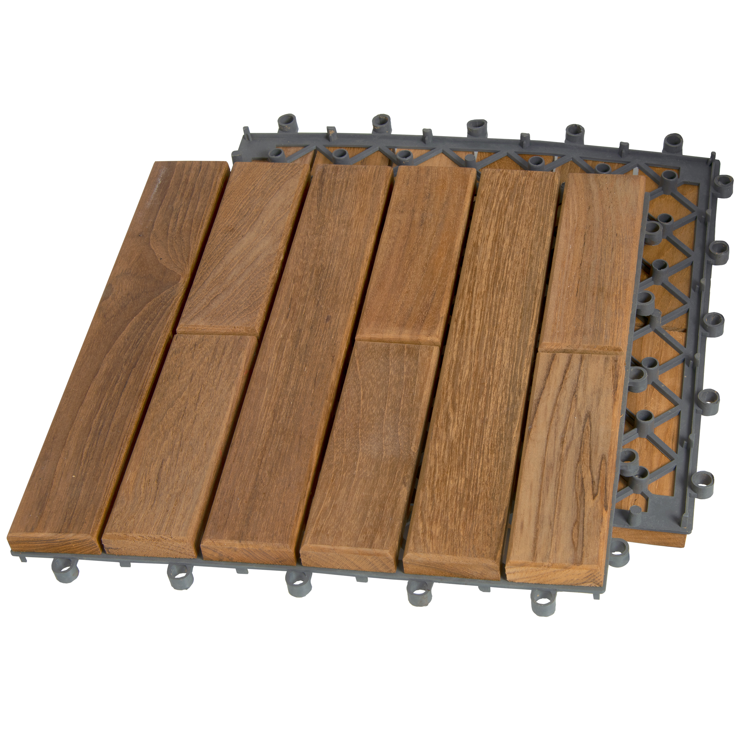 Trall Teak Deltaplattan K Höger 30×30