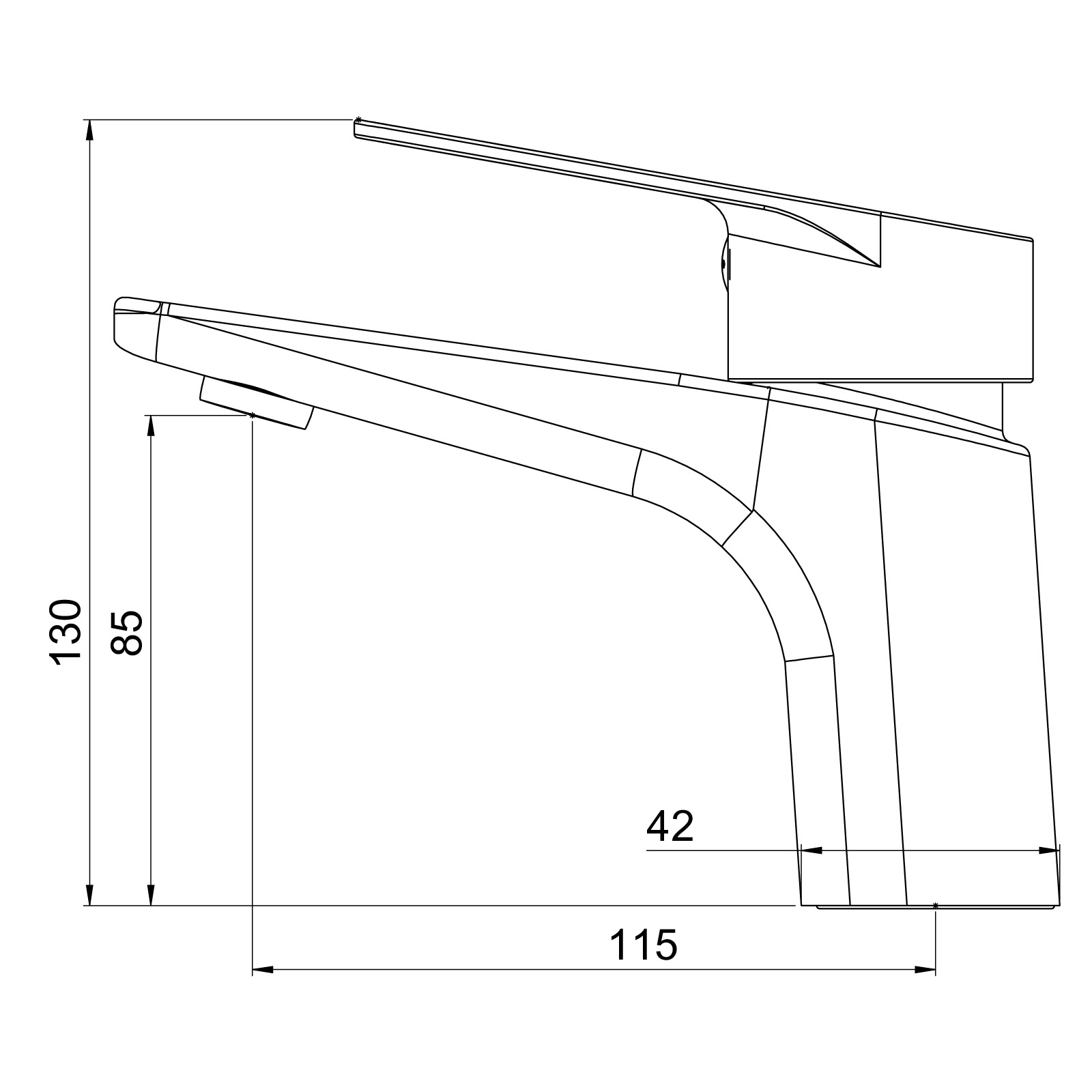 Tvättställsblandare Strand Titan TI-2001