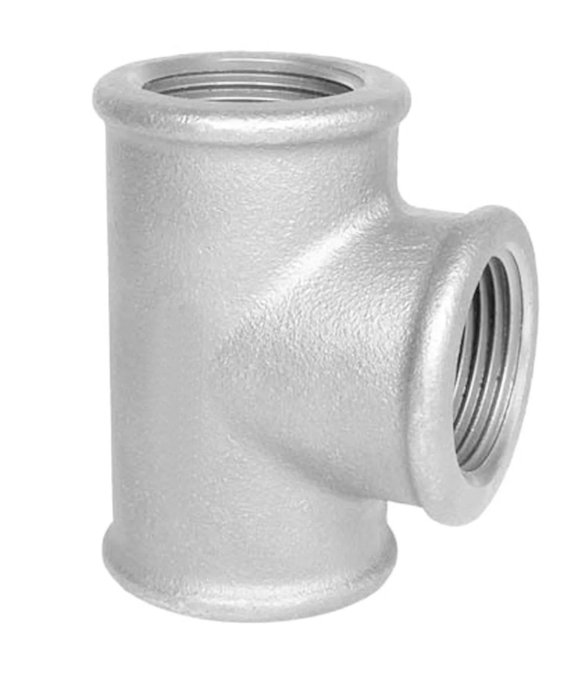 Aducering galv T-rör 8 inv.g.