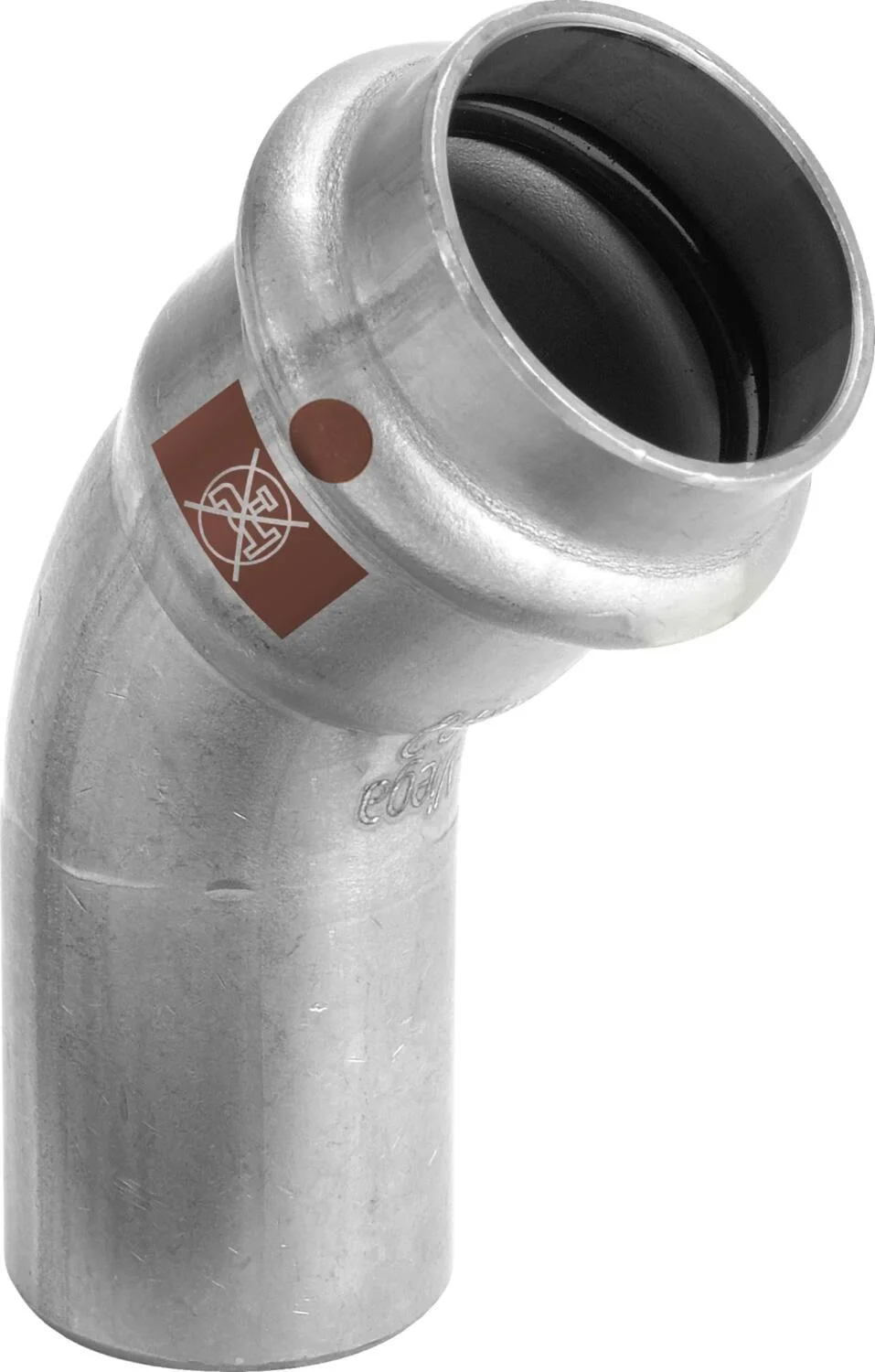 Temponox 17261 RF böj 45° 35, 1 muff, 810009