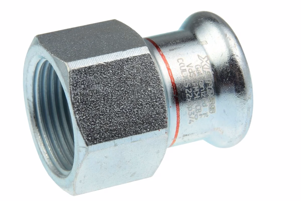 VSH M-press elförzinkad övergångsmuff 54xR50 inv.g.