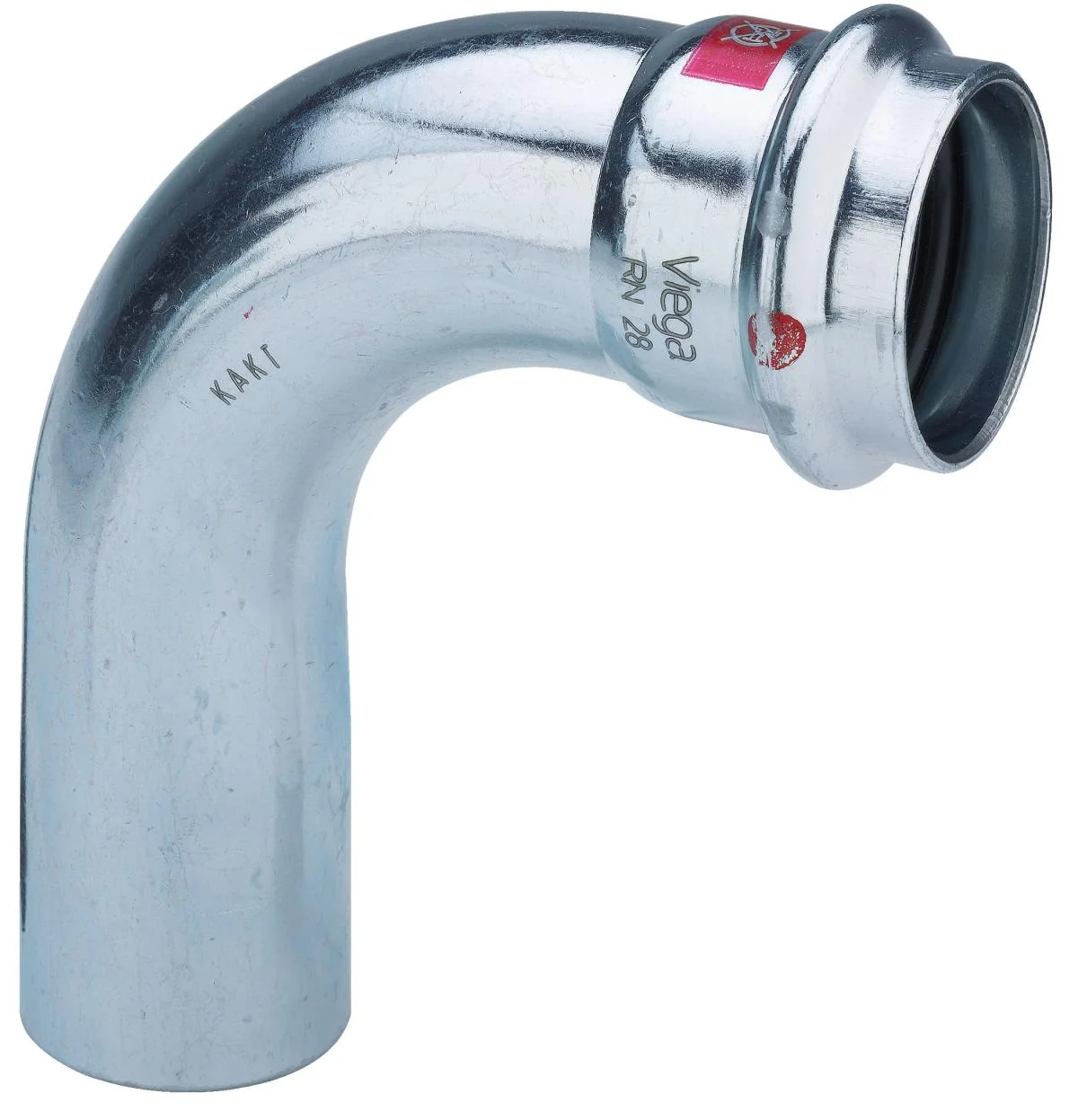 Viega V-press elförzinkad 54 böj 90° 1 muff