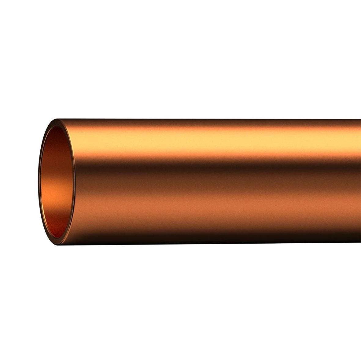 Cupori Kopparrör hårda 54x1,5 - 2,5 m