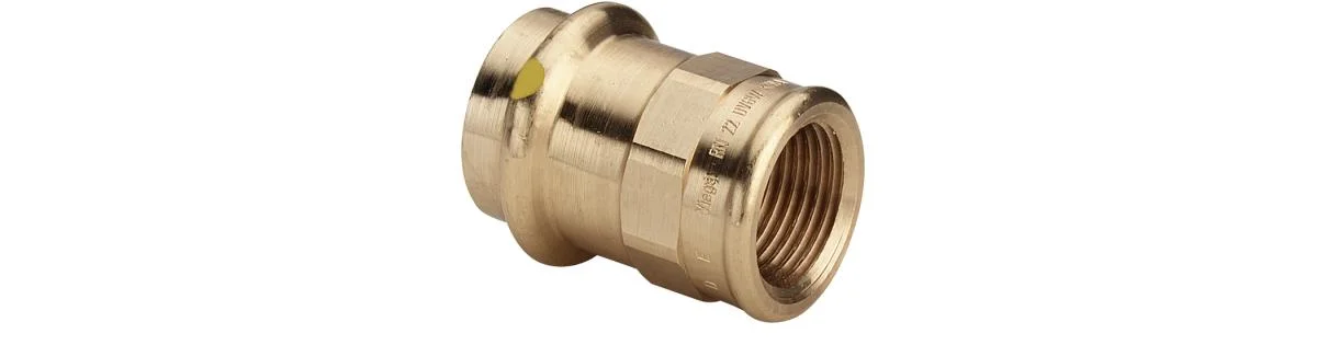 Viega V-press övergångsmuff 22XG20 inv.g. gas