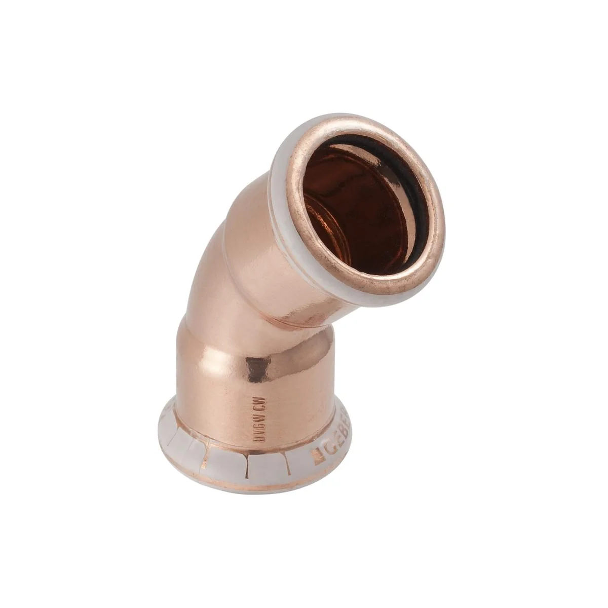 Geberit Mapress cu böj 76,1, 45°, 2 muffar