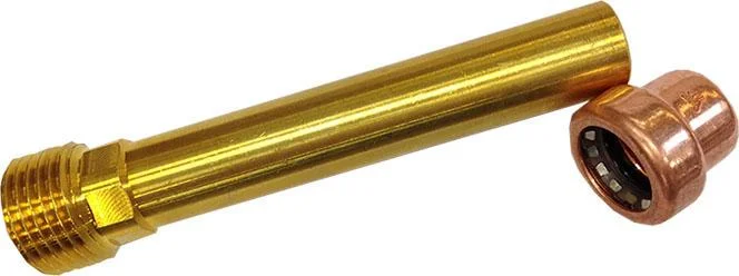 Ezze metall övergångsnippel 15xG15 pressmuff x utv.g.