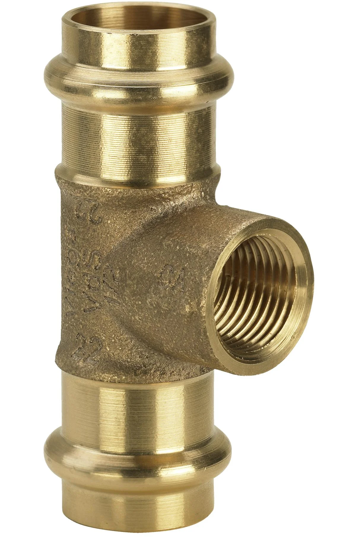 Viega V-press cu T-rör rödgods 28XR20 inv.g.