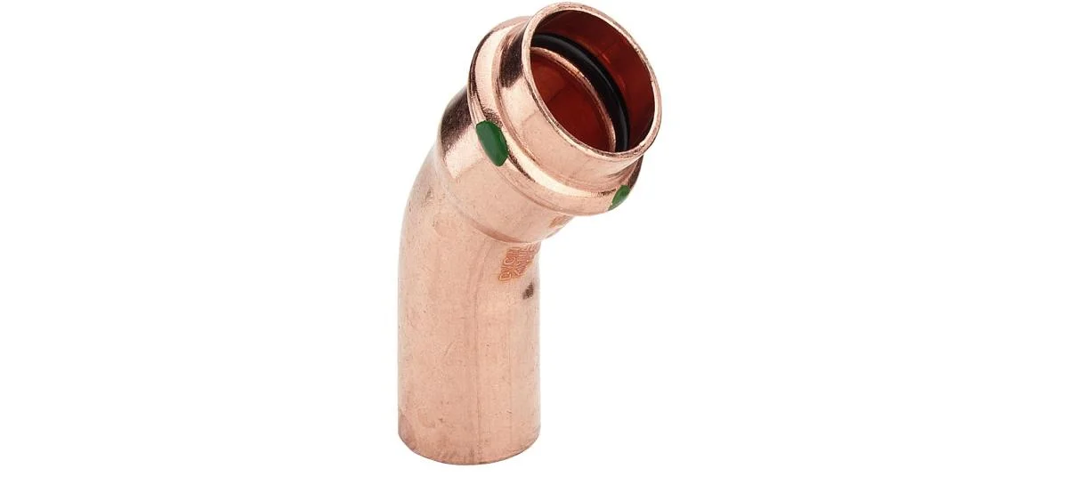 Viega V-press cu böj 42 45° 1 muff