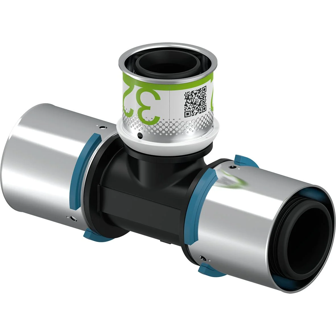 Uponor S-press Plus T-rör PPSU 40X32X40