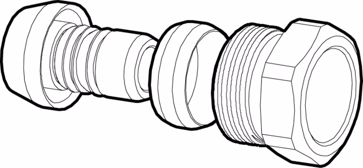 KOMBIKOPPLING PEX R15X15