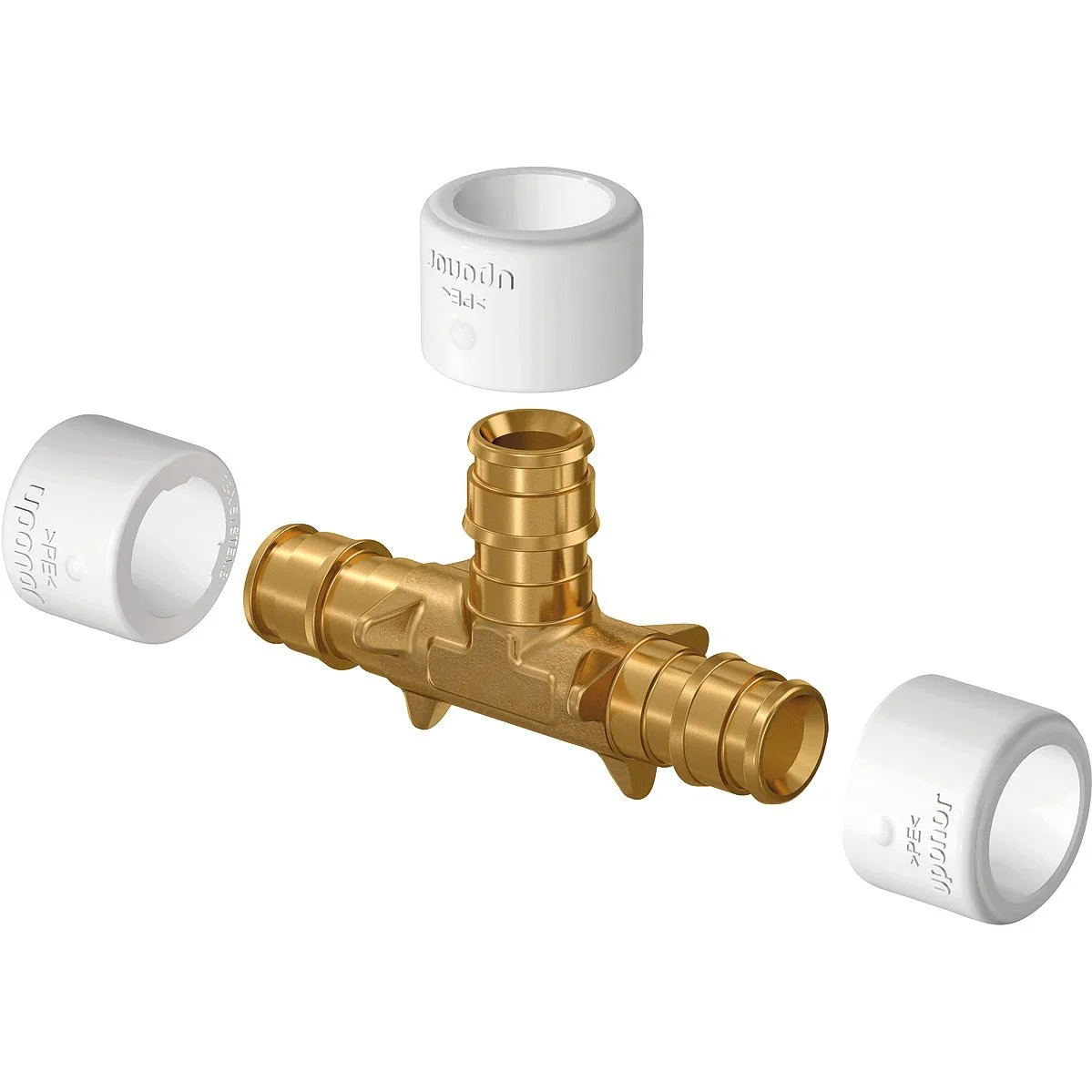 Uponor Q&E T-rör 22X15X15
