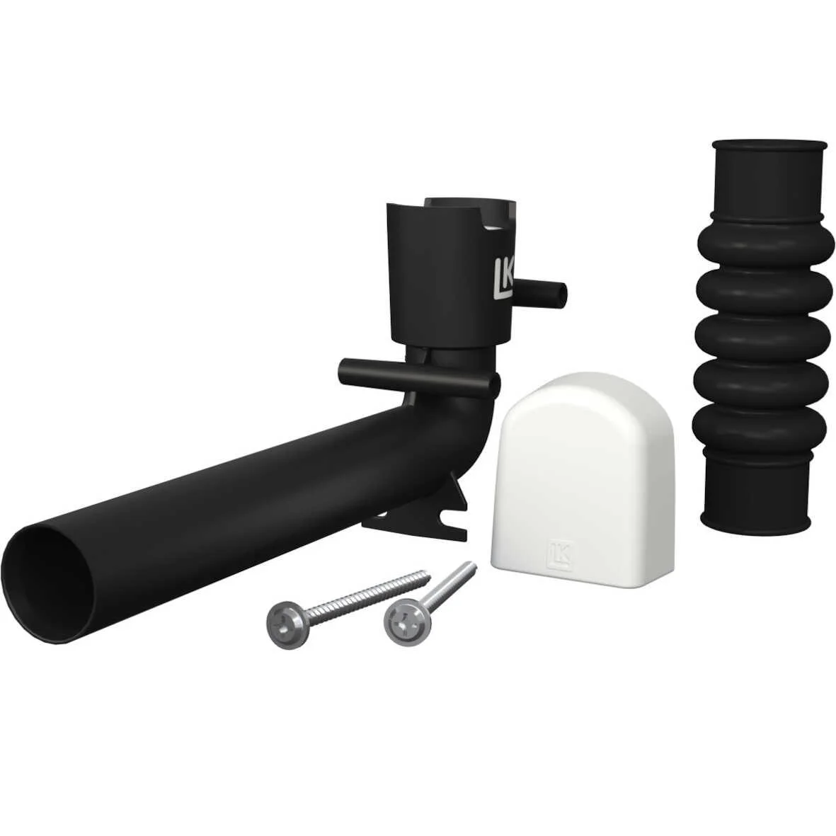 LK dräneringsböj V2 25 mm till fördelarskåp