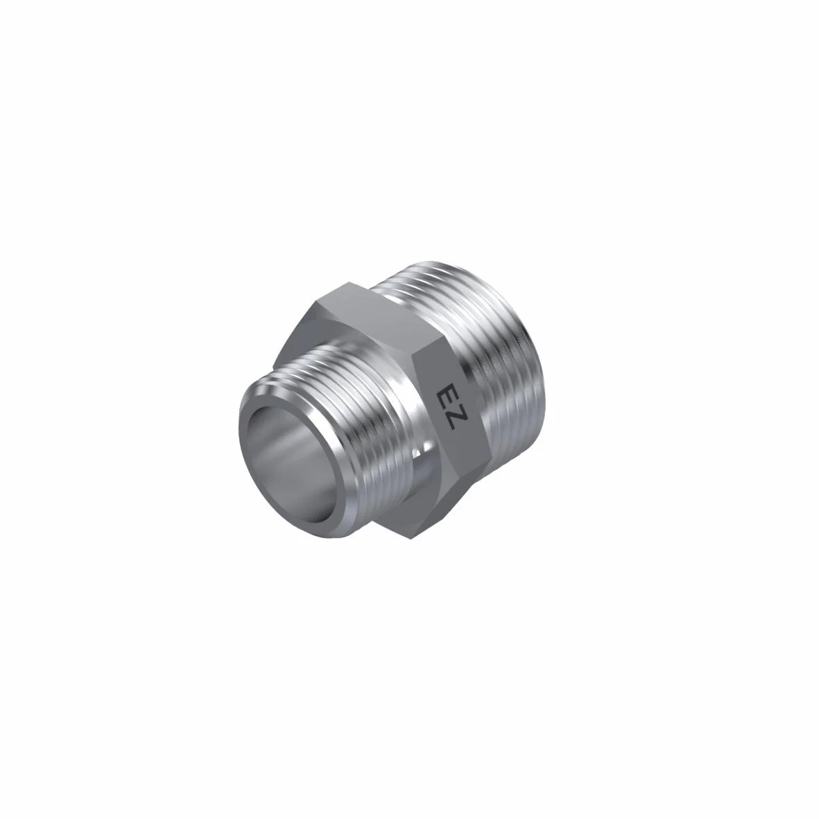 Ezze 3229X förkromad metall sexkantnippel 15X10