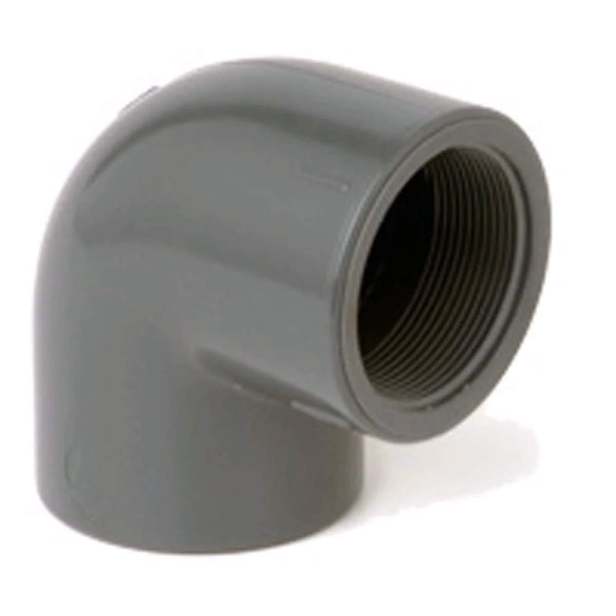 PVC kemi vinkel 50XR40 90°, inv.g.
