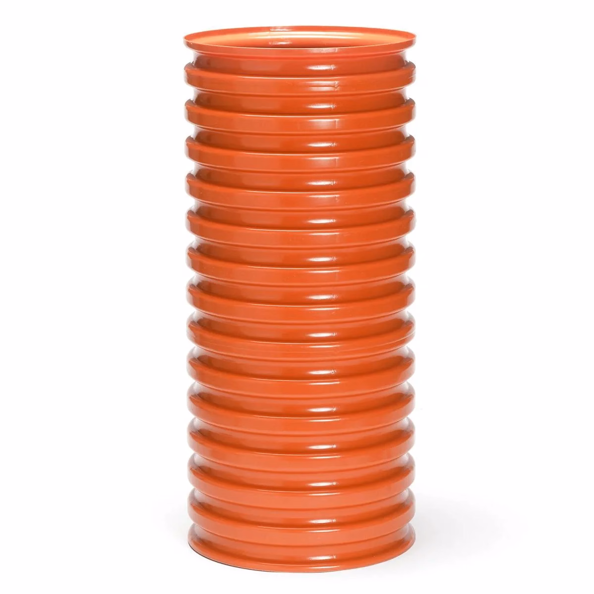 PVC stigarrör korrugerat utan muff 425, 2 meter