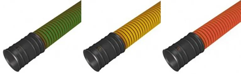 Kabelskyddsrör 50/42, orange, 6 meter