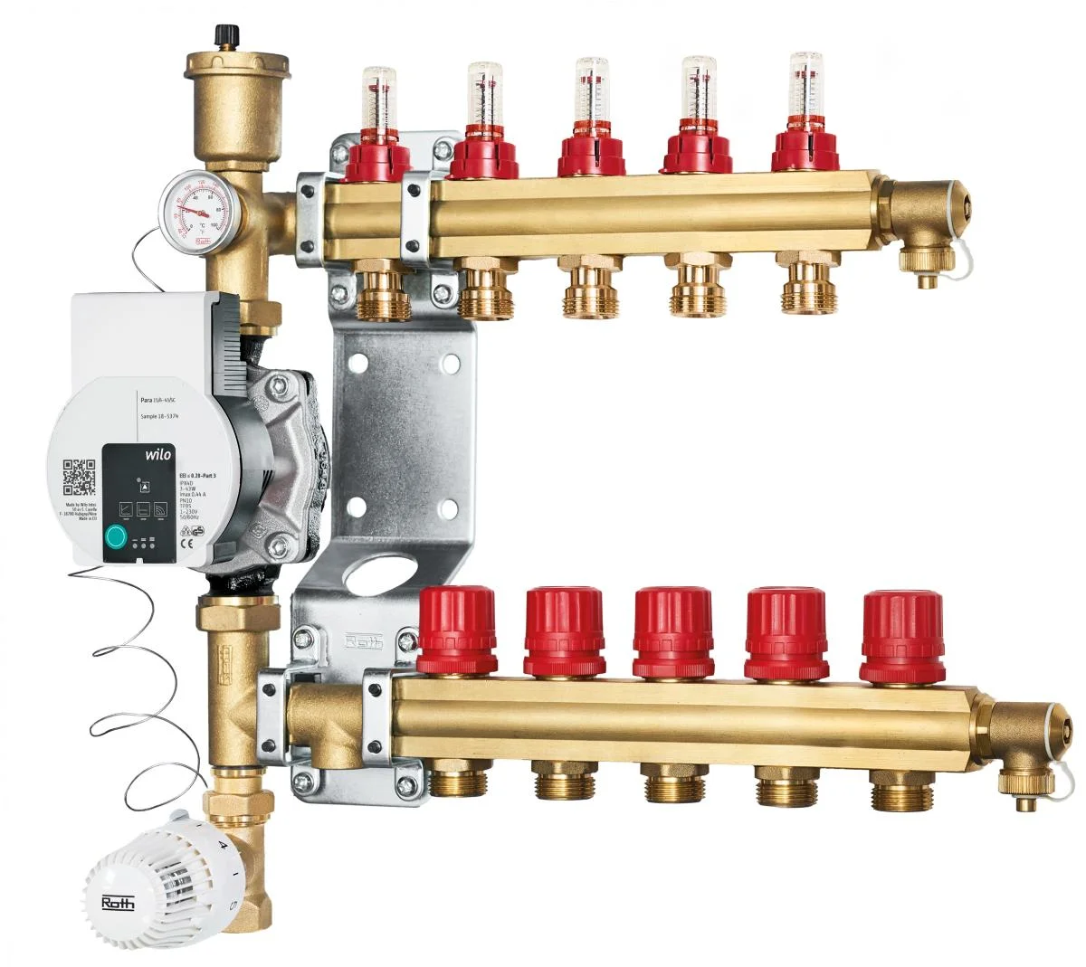 Okänt Roth shuntunit flödesmätare 5 slingor