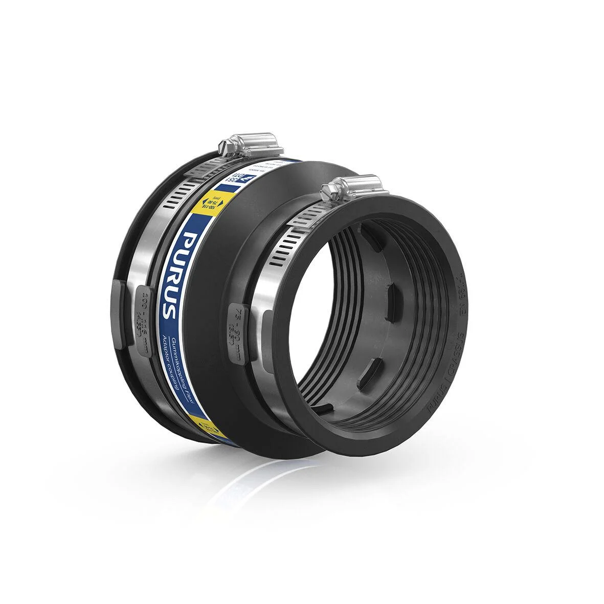 Purus gummikoppling 100-116/75-90