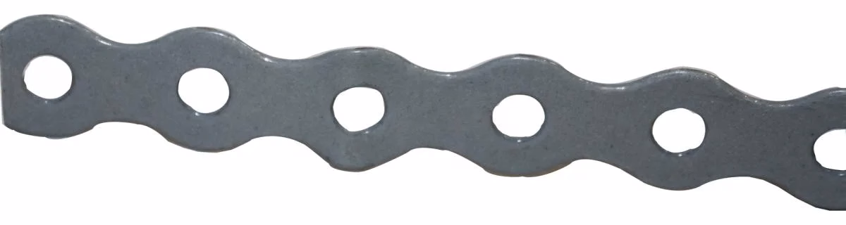 Allroundband, nylon - grå 17 mm, 10 meter