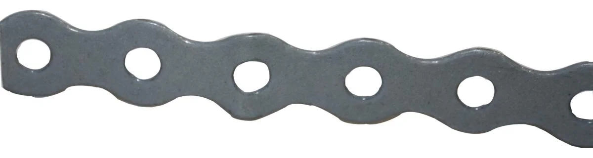 Allroundband, nylon - grå 17 mm, 10 meter