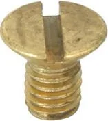 Spårskruv MCS mässing M6X16