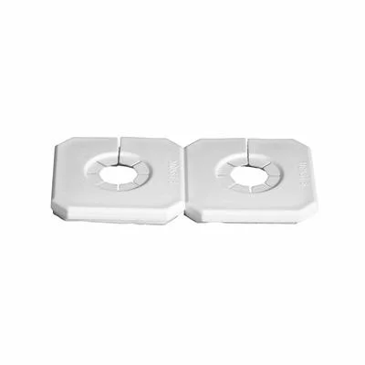 Purus rörtäckbricka "Duo-täck" 10-18, 40 c/c, vit
