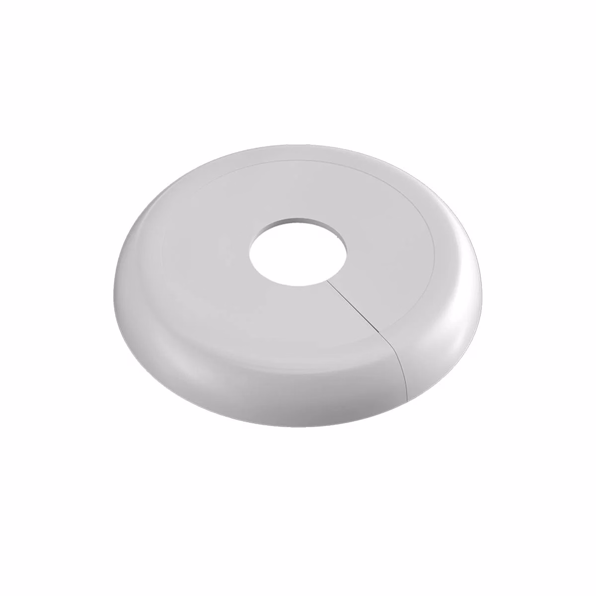 Falu vulkbricka, delbar 15-22, rund, vit