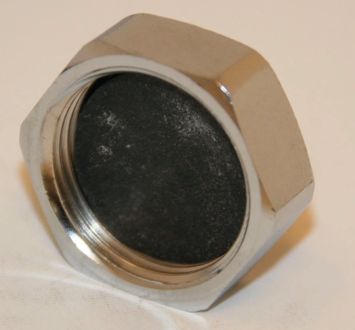 4038X förkromat lock med packning 10