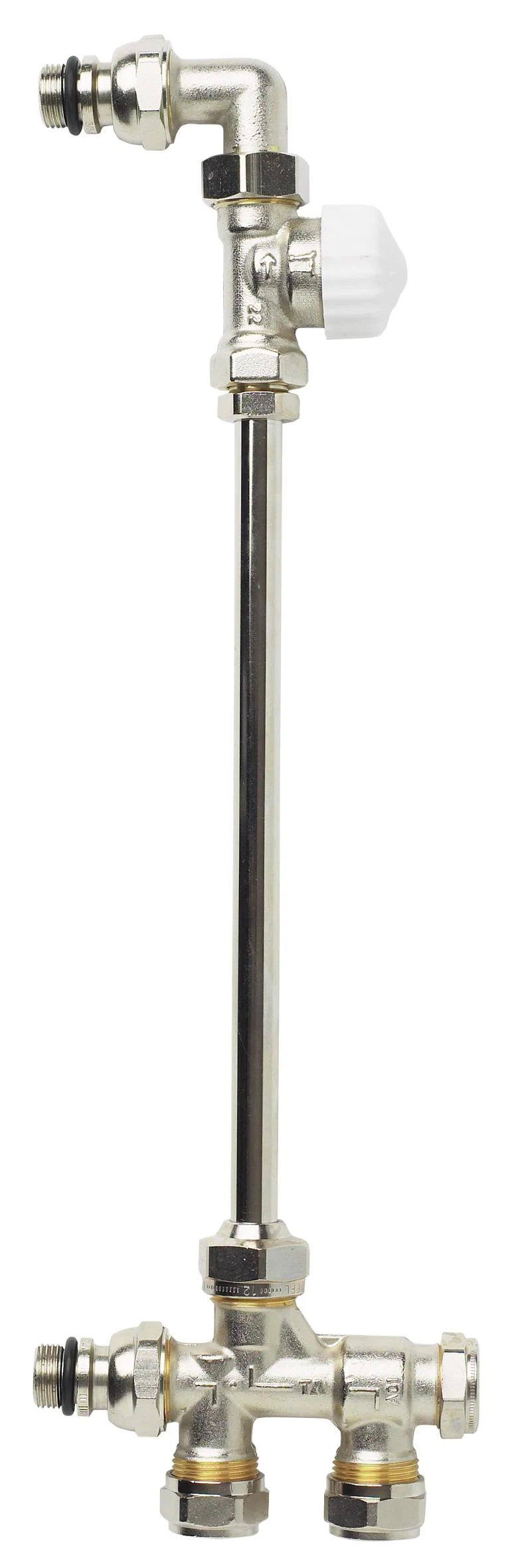 TA UNI radiatorkoppel med TRV-3 avstängningsventil Calypso R15