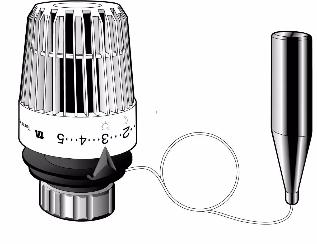 TA 58360 TRV360 termostat med kapillärrör M30, 6-27°C