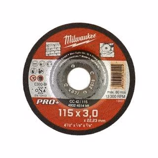 Milwaukee stenkapskiva 115 mm