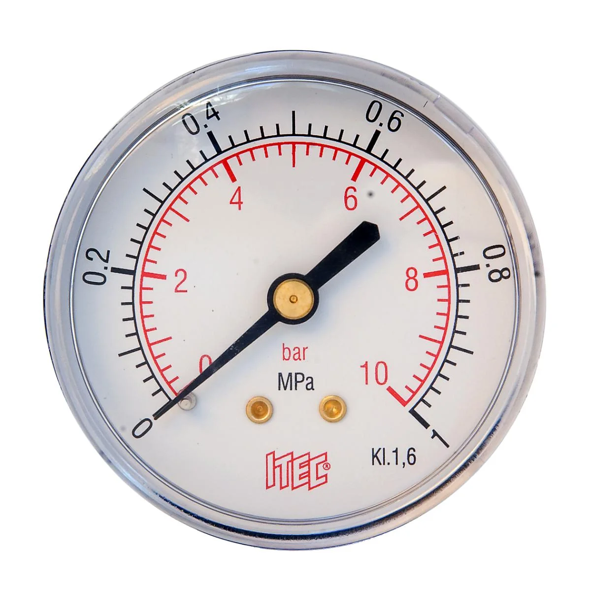 BA tryckmätare bakåt 65 mm 0-6 bar